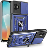 EIDERWOOD Samsung Galaxy Xcover 7 Pro Hybrid Hantverkare Skal med Kickstand & Kamerareglage - Blå