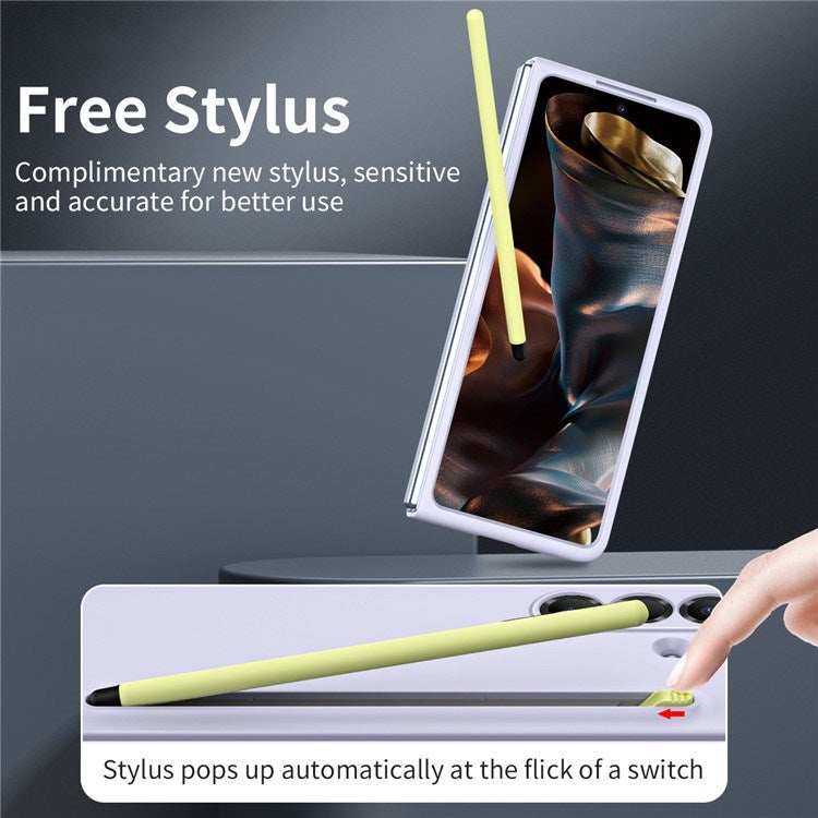 EIDERWOOD Samsung Galaxy Z Fold7 Hård Plast Skal m. Stylus - Lila