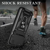 EIDERWOOD iPhone 17 Pro Hybrid Hantverkar Skal m. Kickstand & Cam Slider - Blå