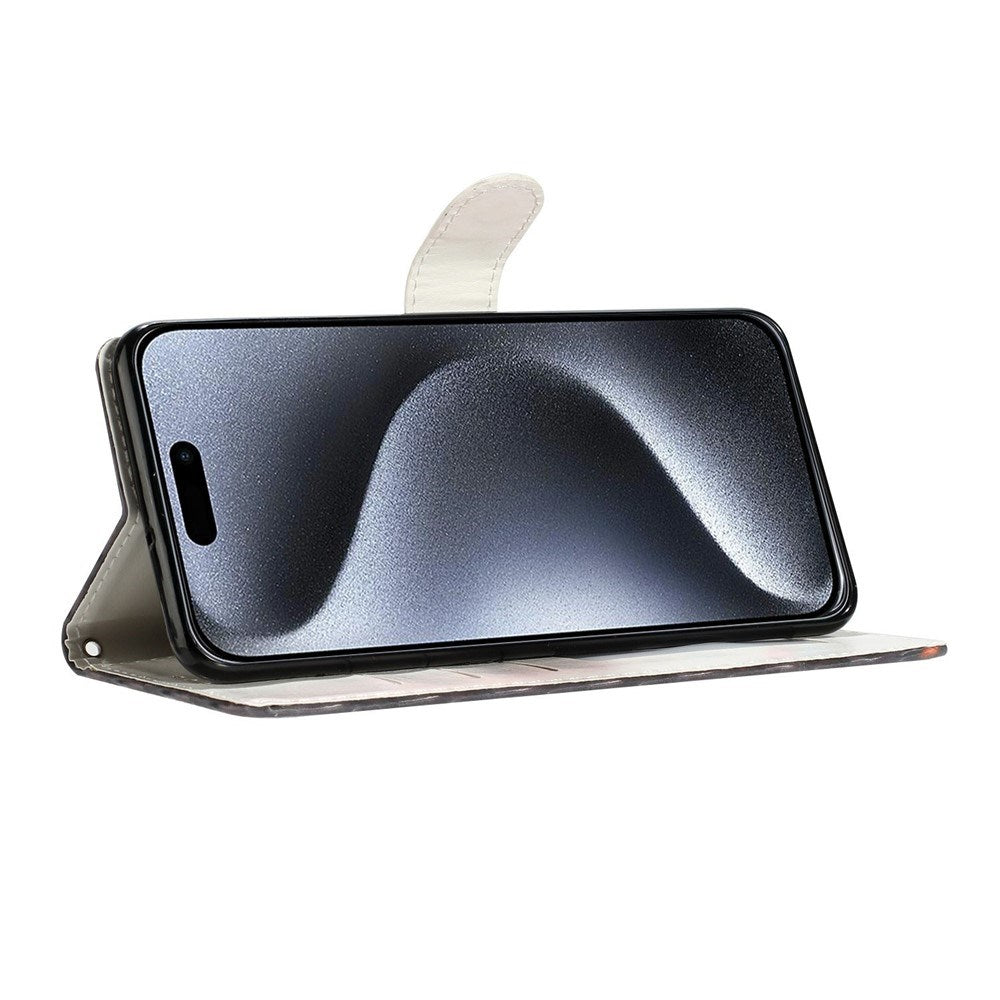 EIDERWOOD iPhone Air Konstläder Fodral m. Plånbok & Rem - Kattunge