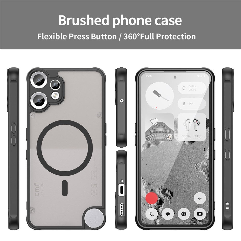 Nothing CMF Phone 2 Pro EIDERWOOD Hybrid Plast Skal - MagSafe Kompatibel - Svart