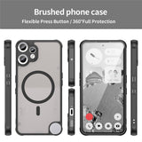 Nothing CMF Phone 2 Pro EIDERWOOD Hybrid Plast Skal - MagSafe Kompatibel - Svart
