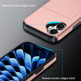 EIDERWOOD iPhone 17 Hybrid Skal med Korthållare - Rosa