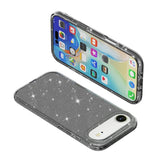 EIDERWOOD iPhone Air Hybrid Plast Skal - Svart Glitter