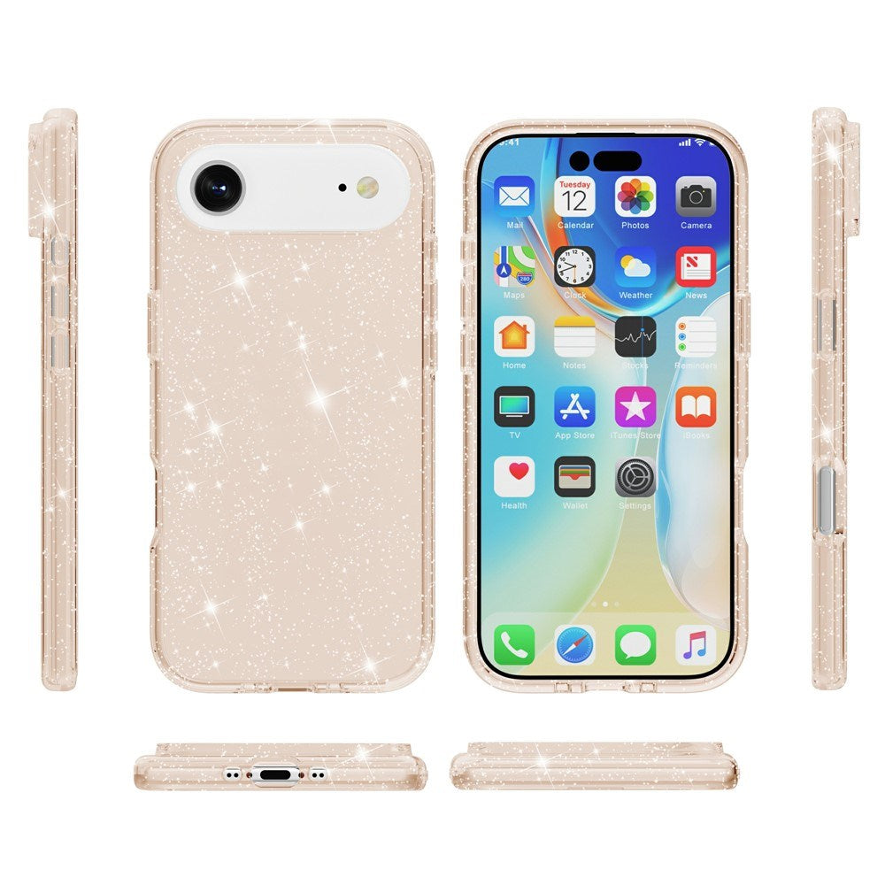 EIDERWOOD iPhone Air Hybrid Plast Skal - Guld Glitter