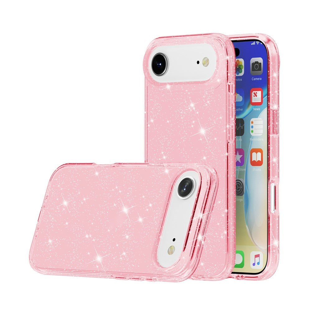 EIDERWOOD iPhone Air Hybrid Plast Skal - Rosa Glitter