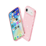EIDERWOOD iPhone Air Hybrid Plast Skal - Rosa Glitter