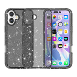 EIDERWOOD iPhone 17 Hybrid Plast Skal - Svart Glitter