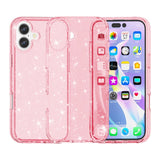 EIDERWOOD iPhone 17 Hybrid Plast Skal - Rosa Glitter