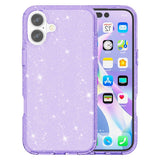EIDERWOOD iPhone 17 Hybrid Plast Skal - Lila Glitter