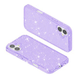 EIDERWOOD iPhone 17 Hybrid Plast Skal - Lila Glitter