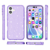 EIDERWOOD iPhone 17 Hybrid Plast Skal - Lila Glitter