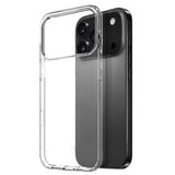 NORTHJO iPhone 17 Pro 2-i-1 Skyddspaket m. Flexibelt Plast Skal & Härdat Skärmskyddsglas - Genomskinlig