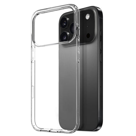 NORTHJO iPhone 17 Pro Max 2-i-1 Skyddspaket m. Flexibelt Plast Skal & Härdat Skärmskyddsglas - Genomskinlig