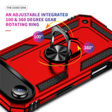 EIDERWOOD iPhone Air Hybrid Hantverkar Skal m. Kickstand - Röd