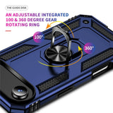 EIDERWOOD iPhone Air Hybrid Hantverkar Skal m. Kickstand - Blå