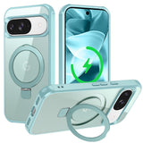 EIDERWOOD Google Pixel 10 / 10 Pro / 9 / 9 Pro Hybrid Skal med Kickstand - MagSafe Kompatibel - Ljusblå