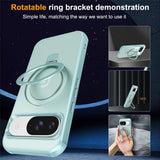 EIDERWOOD Google Pixel 10 / 10 Pro / 9 / 9 Pro Hybrid Skal med Kickstand - MagSafe Kompatibel - Ljusblå