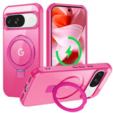 EIDERWOOD Google Pixel 10 / 10 Pro / 9 / 9 Pro Hybrid Skal med Kickstand - MagSafe Kompatibel - Pink