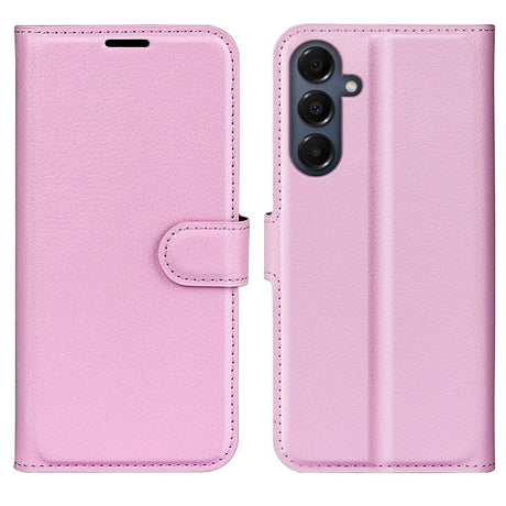 EIDERWOOD Samsung Galaxy A17 (5G) Litchi Konstläder Fodral - Rosa