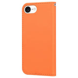 iPhone 17e / 16e Konstläder Fodral m. Figur - Orange