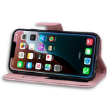 iPhone 17e / 16e Konstläder Fodral m. Figur - Rosa