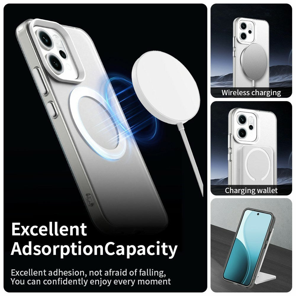 Oppo Reno14 (5G) EIDERWOOD Hybrid Plast Skal - MagSafe Kompatibel - Genomskinlig
