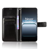 EIDERWOOD OnePlus Nord 5 Konstläder Flip Fodral m. Rem - Svart