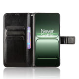 EIDERWOOD OnePlus Nord CE5 Konstläder Flip Fodral m. Rem - Svart