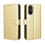 EIDERWOOD OnePlus Nord CE5 Konstläder Flip Fodral m. Rem - Guld