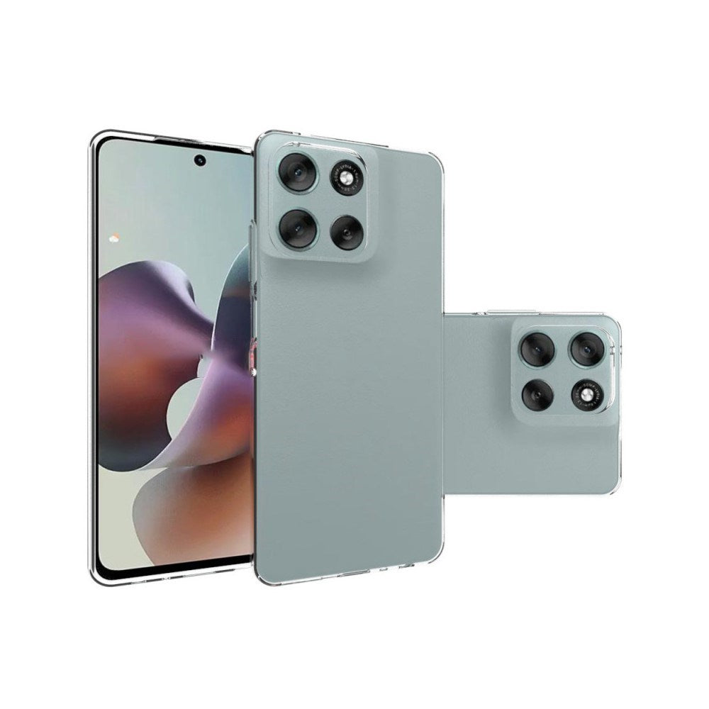 EIDERWOOD Motorola Moto G56 Flexibelt Plast Bakside Skal - Genomskinlig