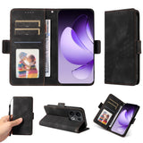 Oppo Reno14 Pro (5G) / Reno13 Pro (5G) Konstläder Fodral med Tryck - Svart