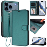 iPhone 18 Pro Max / 17 Pro Max EIDERWOOD Konstläder Fodral m. Rem - Grön