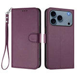 iPhone 18 Pro Max / 17 Pro Max EIDERWOOD Konstläder Fodral m. Rem - Lila