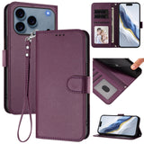 iPhone 18 Pro Max / 17 Pro Max EIDERWOOD Konstläder Fodral m. Rem - Lila