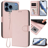 iPhone 18 Pro Max / 17 Pro Max EIDERWOOD Konstläder Fodral m. Rem - Rosa