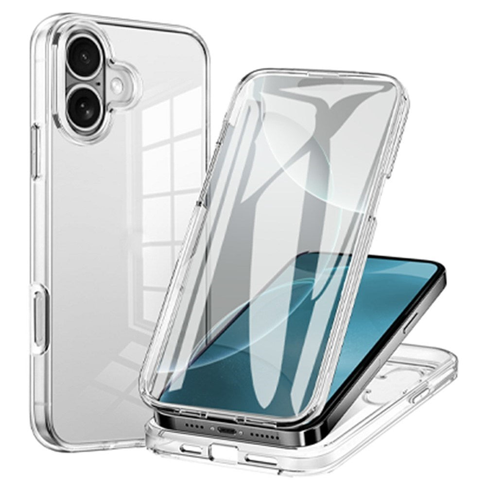 EIDERWOOD iPhone 17 Hybrid Skal med Inbyggt Skärmskydd - Genomskinlig