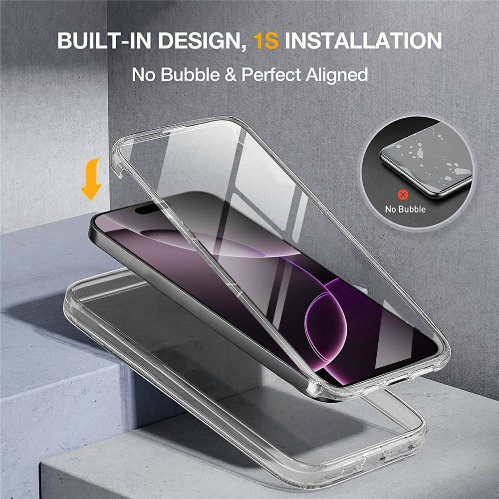 EIDERWOOD iPhone Air Hybrid Skal med Inbyggt Skärmskydd - Genomskinlig