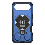 EIDERWOOD iPhone Air Tåligt Skal med Magnetiskt Kickstand - MagSafe Kompatibel - Blå