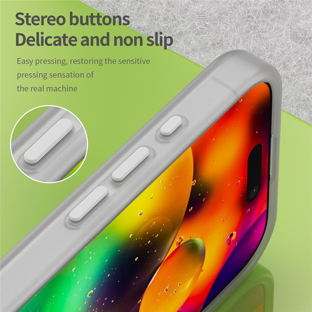 EIDERWOOD iPhone 17 Hybrid Plast Skal - MagSafe Kompatibel - Matte Genomskinlig / Vit