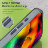 EIDERWOOD iPhone 17 Hybrid Plast Skal - MagSafe Kompatibel - Matte Genomskinlig / Mörkblå