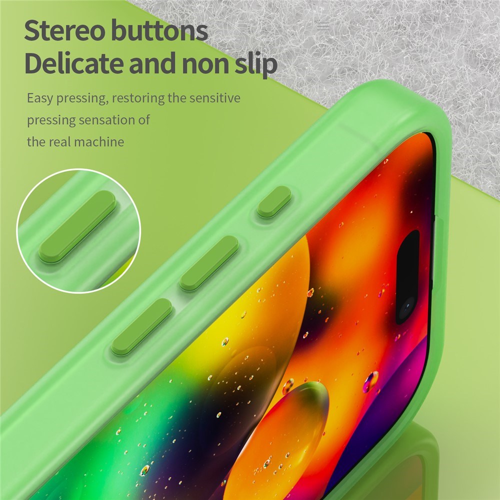 EIDERWOOD iPhone 17 Hybrid Plast Skal - MagSafe Kompatibel - Matte Genomskinlig / Grön