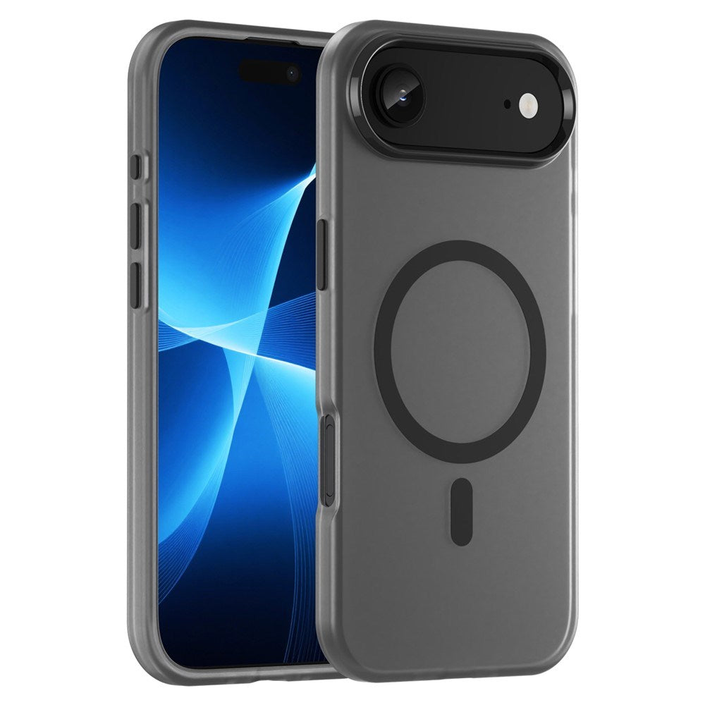 EIDERWOOD iPhone Air Hybrid Plast Skal - MagSafe Kompatibel - Matte Genomskinlig / Svart