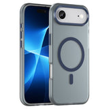 EIDERWOOD iPhone Air Hybrid Plast Skal - MagSafe Kompatibel - Matte Genomskinlig / Mörkblå