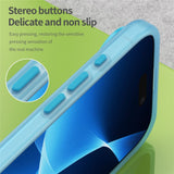 EIDERWOOD iPhone Air Hybrid Plast Skal - MagSafe Kompatibel - Matte Genomskinlig / Blå