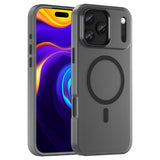 EIDERWOOD iPhone 17 Pro Max Hybrid Plast Skal - MagSafe Kompatibel - Matte Genomskinlig / Svart