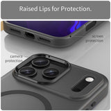 EIDERWOOD iPhone 17 Pro Max Hybrid Plast Skal - MagSafe Kompatibel - Matte Genomskinlig / Svart