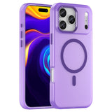 EIDERWOOD iPhone 17 Pro Max Hybrid Plast Skal - MagSafe Kompatibel - Matte Genomskinlig / Lila