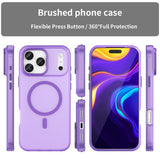 EIDERWOOD iPhone 17 Pro Max Hybrid Plast Skal - MagSafe Kompatibel - Matte Genomskinlig / Lila