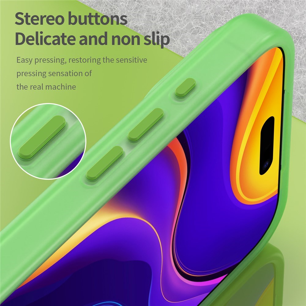 EIDERWOOD iPhone 17 Pro Max Hybrid Plast Skal - MagSafe Kompatibel - Matte Genomskinlig / Grön